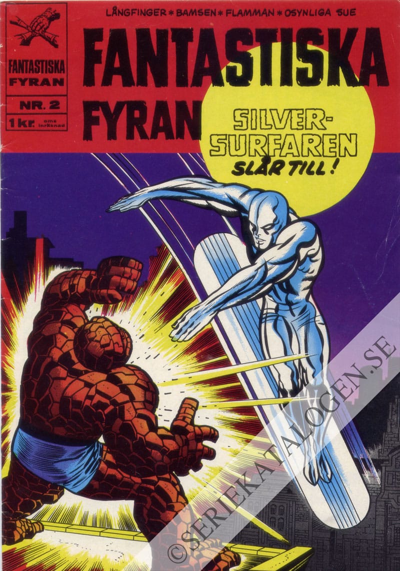 Framsida på Fantastiska Fyran #2 (1967)