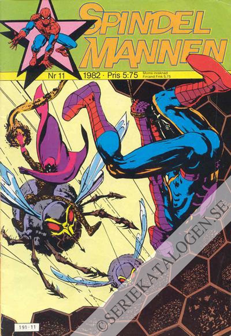 Framsida på Spindelmannen #11 (1982)