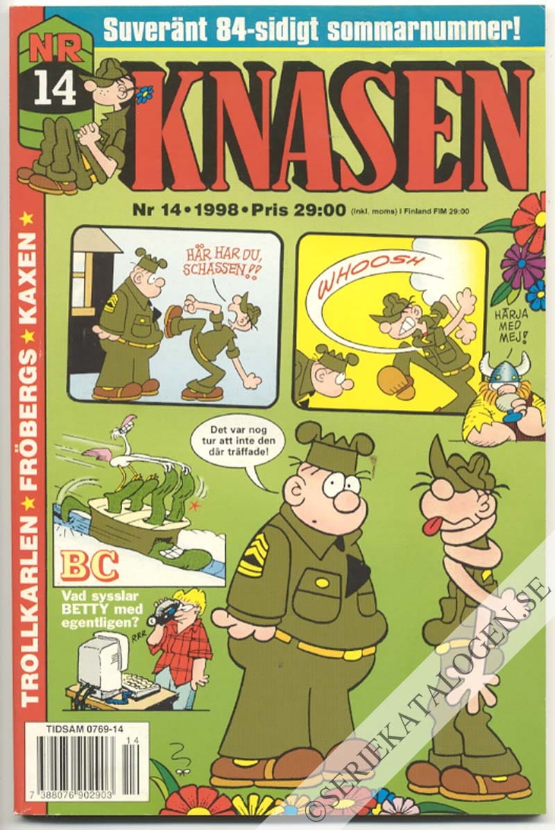 Framsida på Knasen #14 (1998)