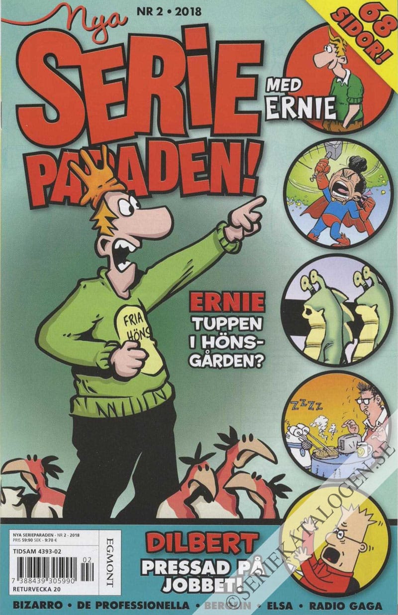 Framsida på Nya Serieparaden #2 (2018)