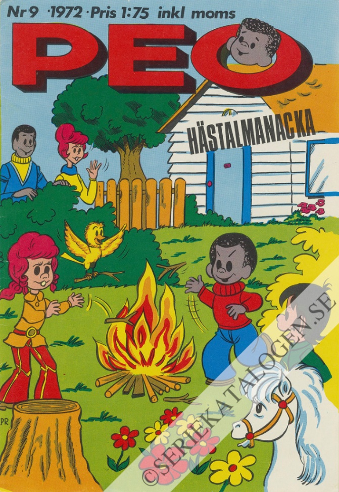 Framsida på Peo #9 (1972)