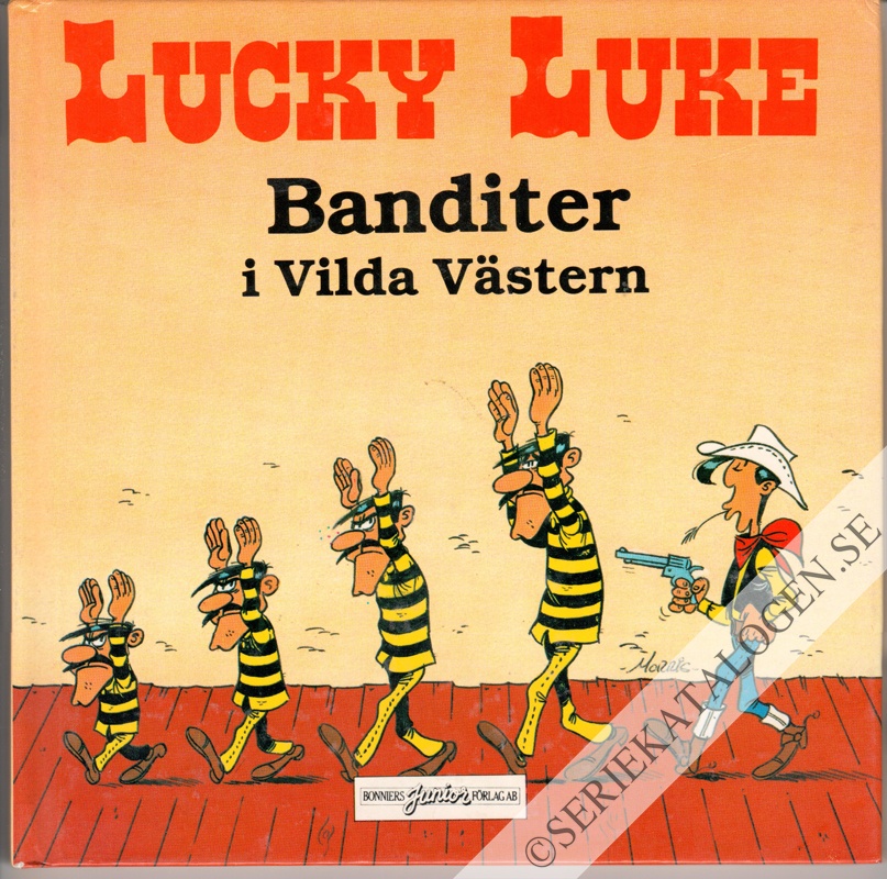 Framsida på Lucky Luke Banditer i Vilda Västern (1986)