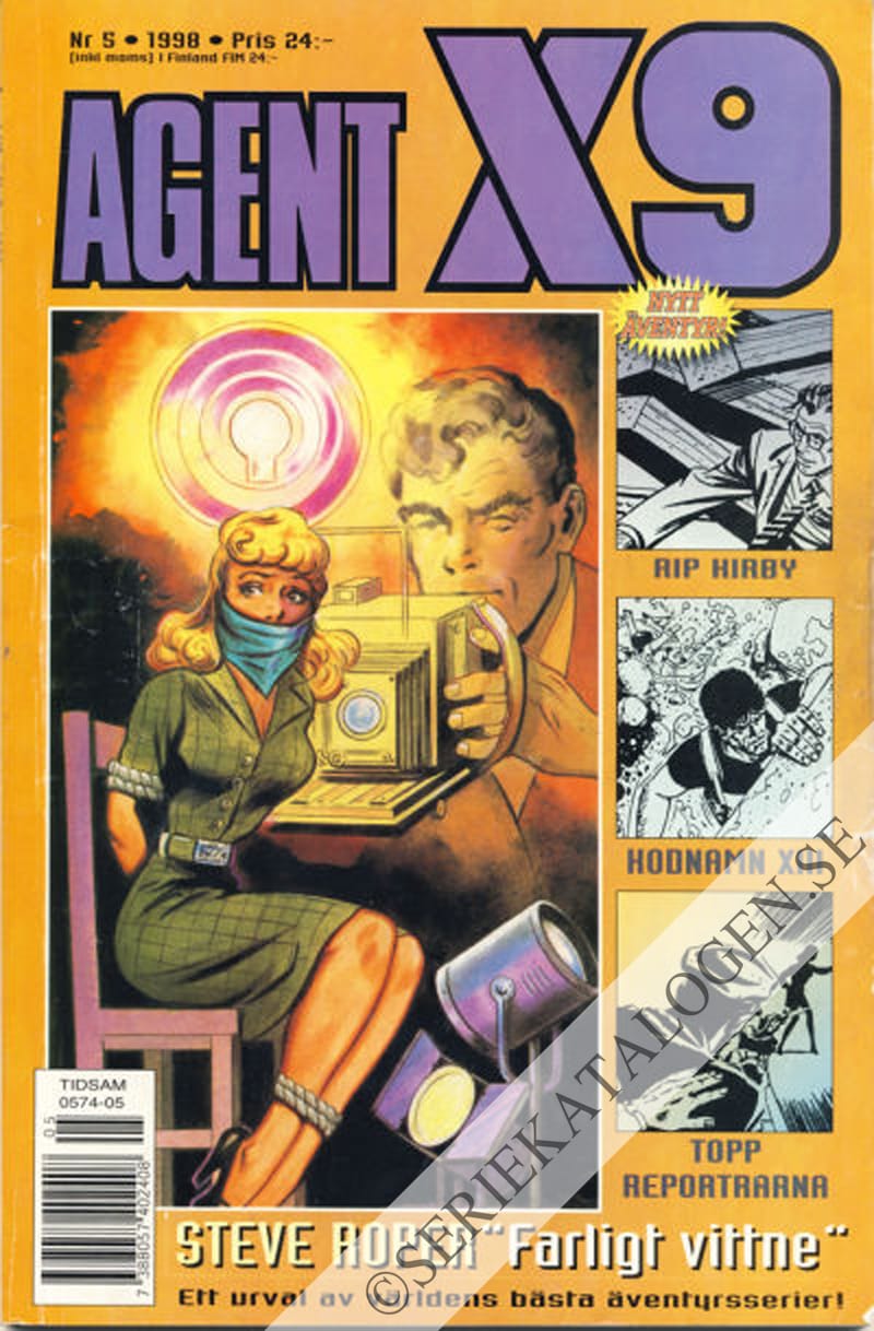 Framsida på Agent X9 #5 (1998)