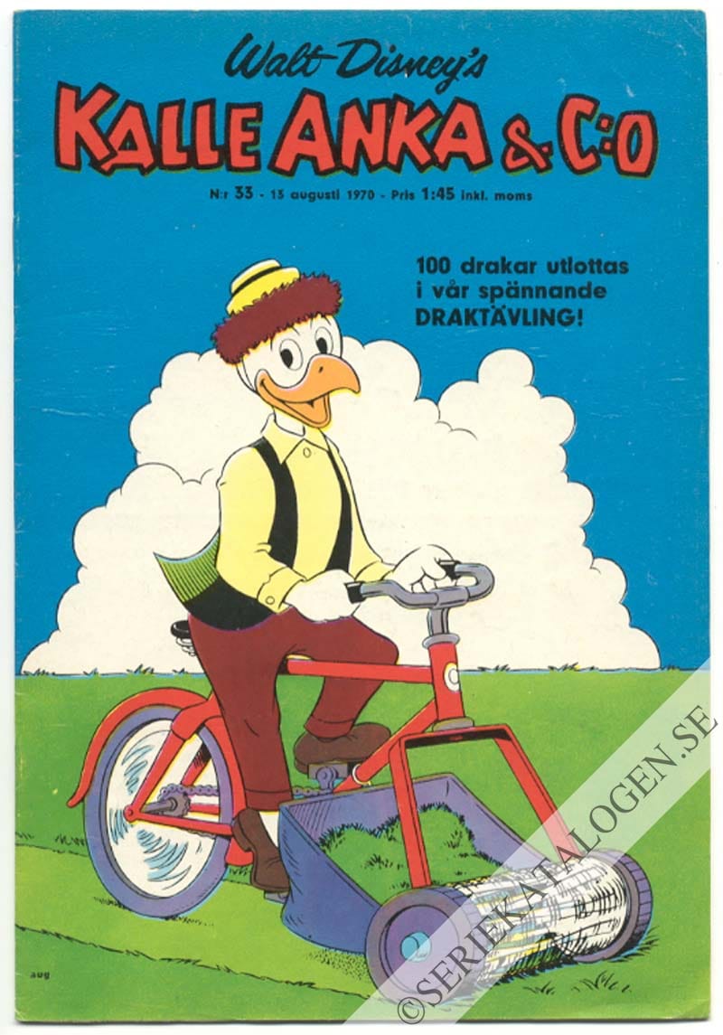 Framsida på Kalle Anka & C:o #33 (1970)