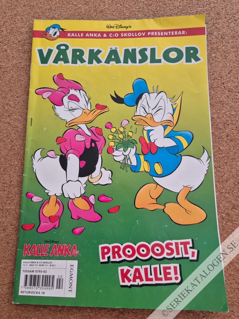 Framsida på Kalle Anka & C:o - Skollov Kalle Anka & C:o skollov presenterar: Vårkänslor (2022)
