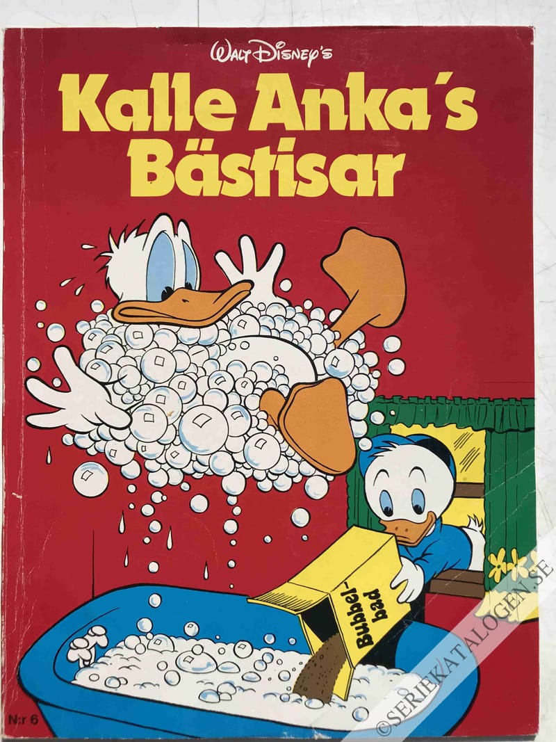 Framsida på Kalle Ankas bästisar #6 (1977)