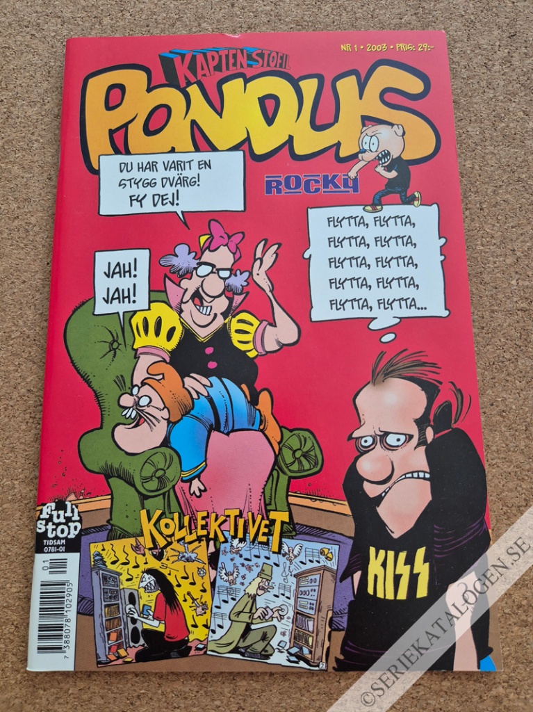 Framsida på Pondus #1 (2003)