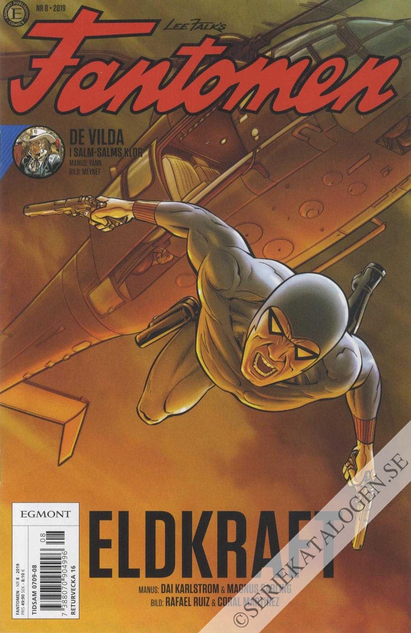 Framsida på Fantomen #8 (2019)