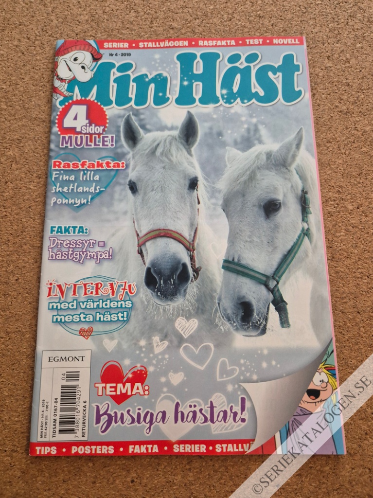 Framsida på Min häst #4 (2019)