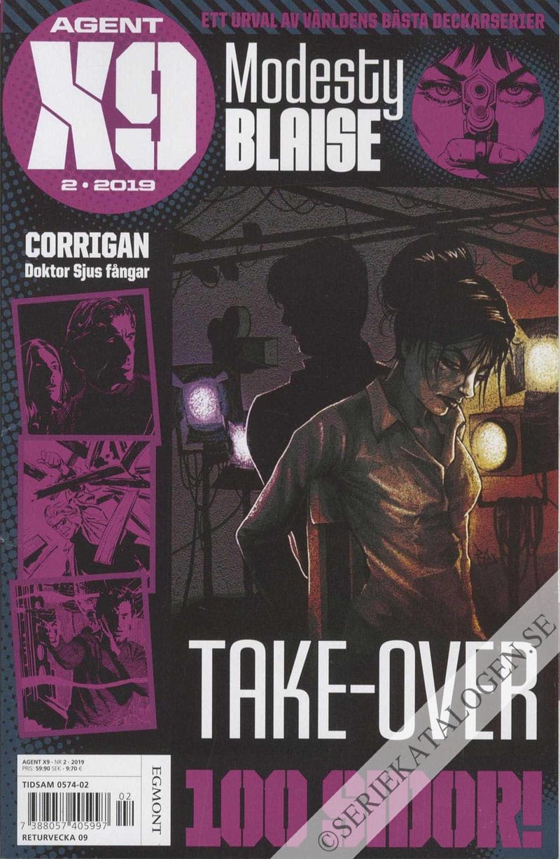 Framsida på Agent X9 #2 (2019)
