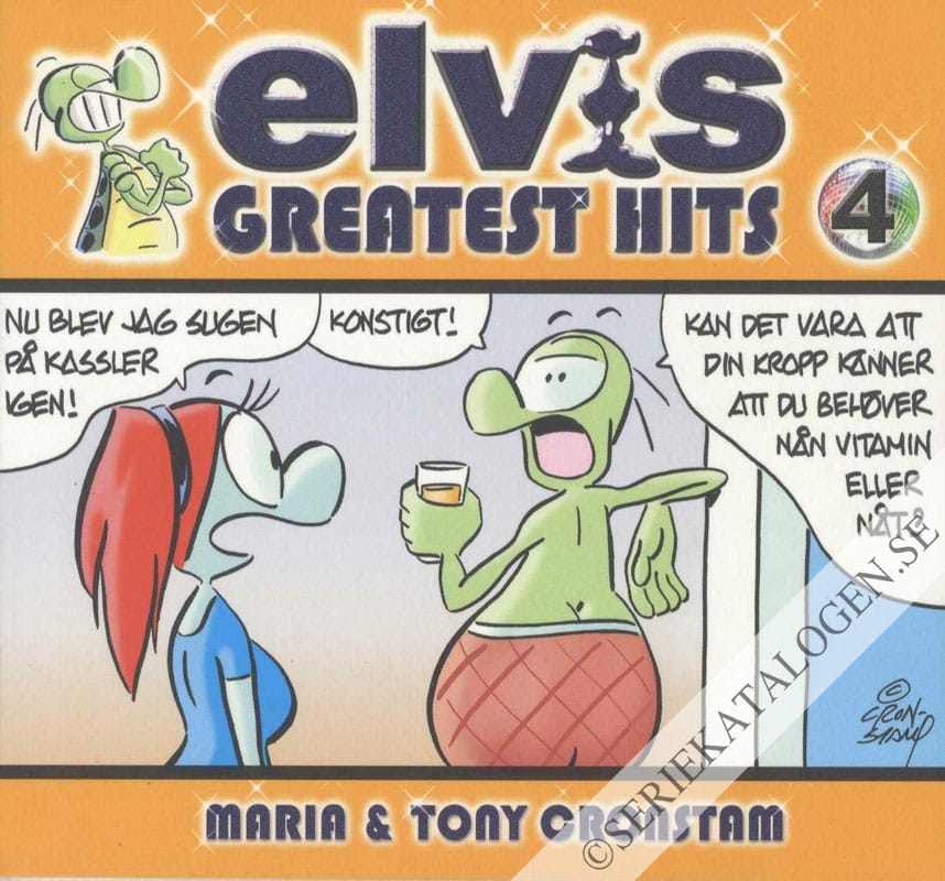 Framsida på Elvis - Greatest hits #4 (2011)