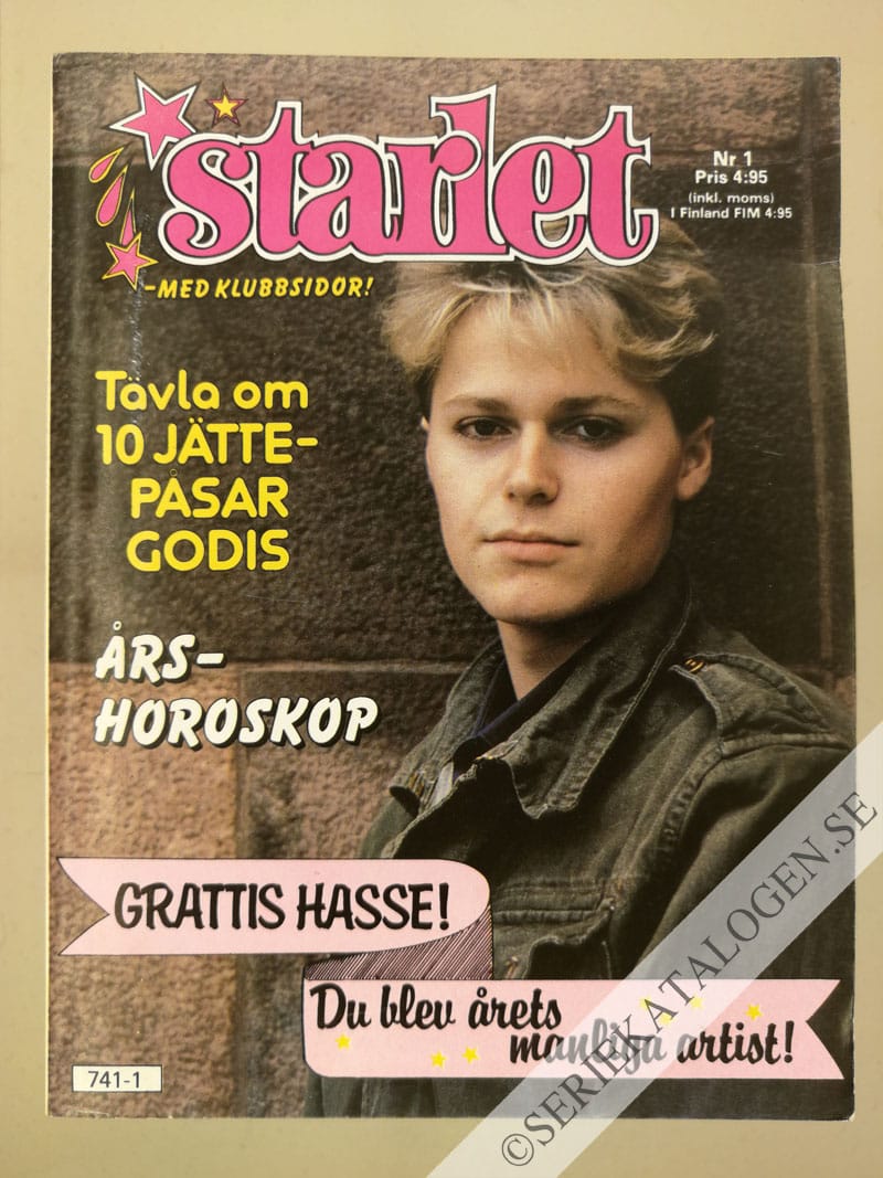 Framsida på Starlet #1 (1984)