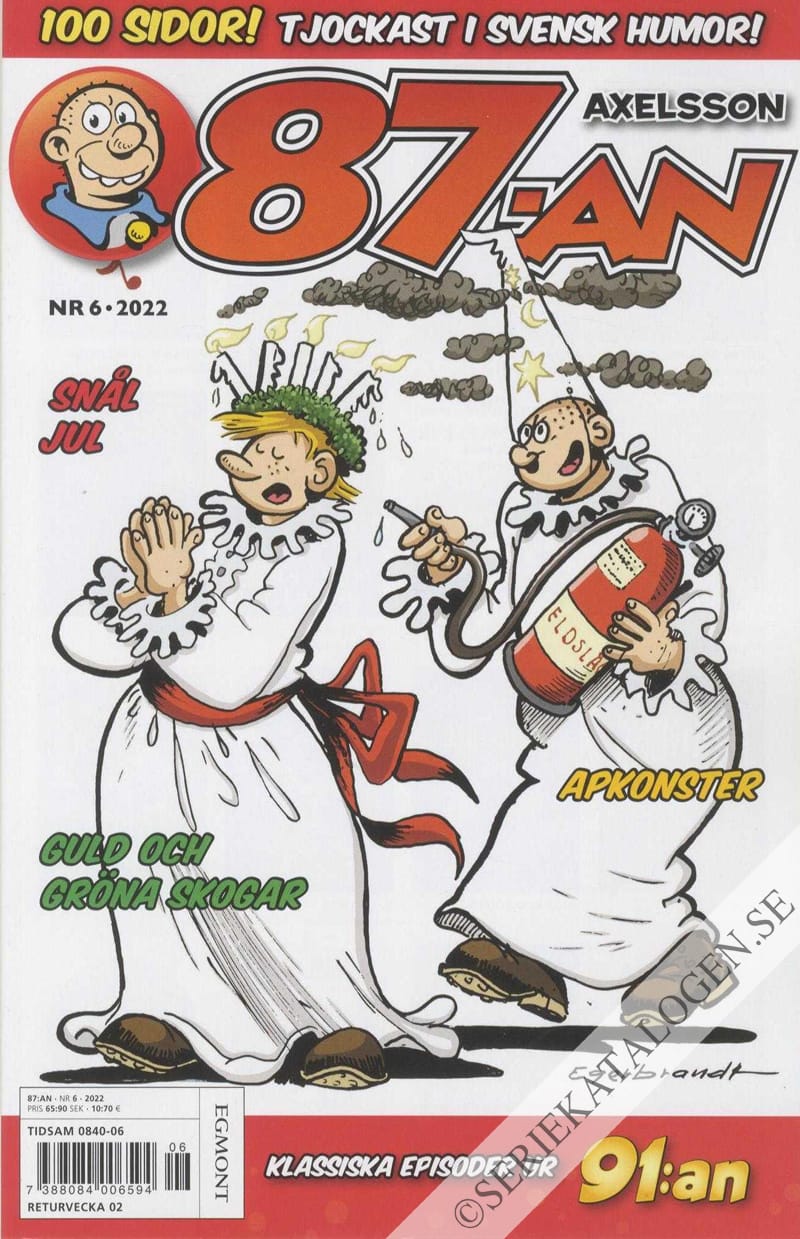 Framsida på 87:an Axelsson #6 (2022)