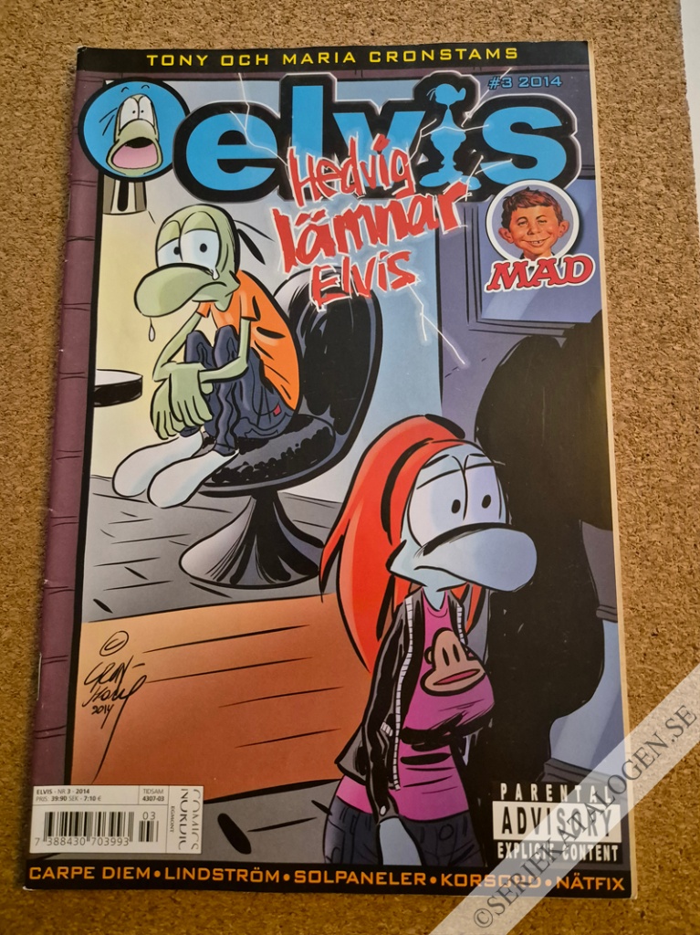 Framsida på Elvis #3 (2014)
