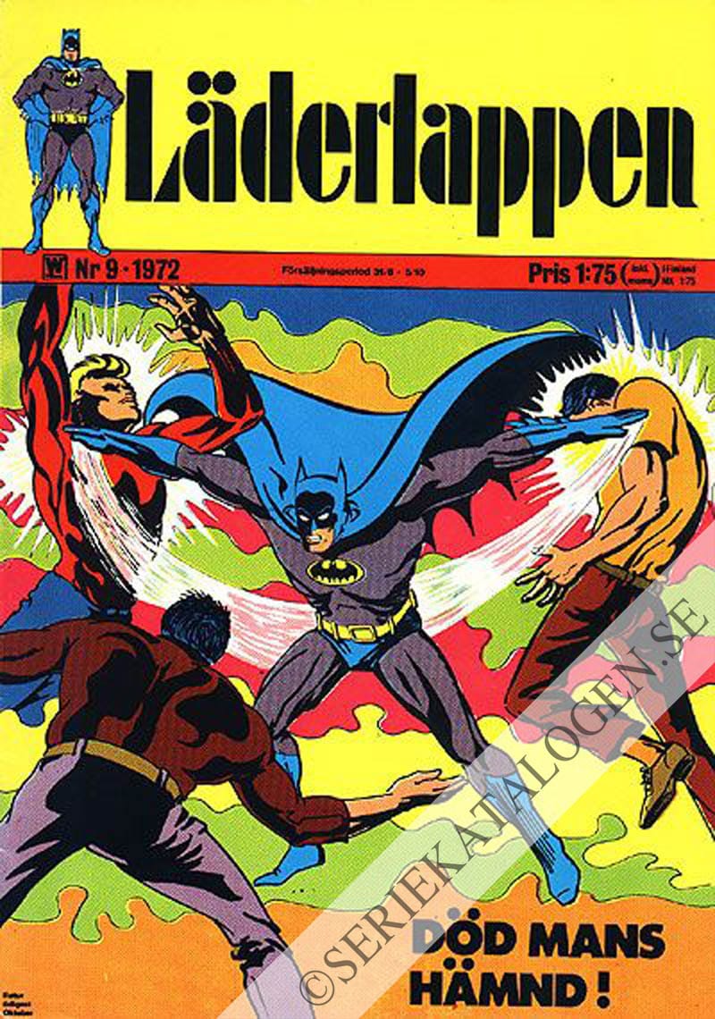 Framsida på Läderlappen och Robin #9 (1972)