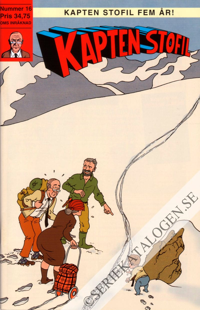 Framsida på Kapten Stofil #16 (2004)