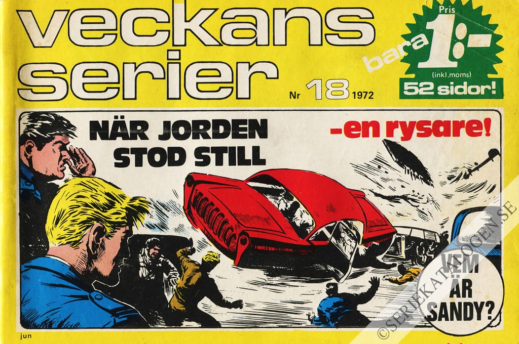 Framsida på Veckans serier #18 (1972)