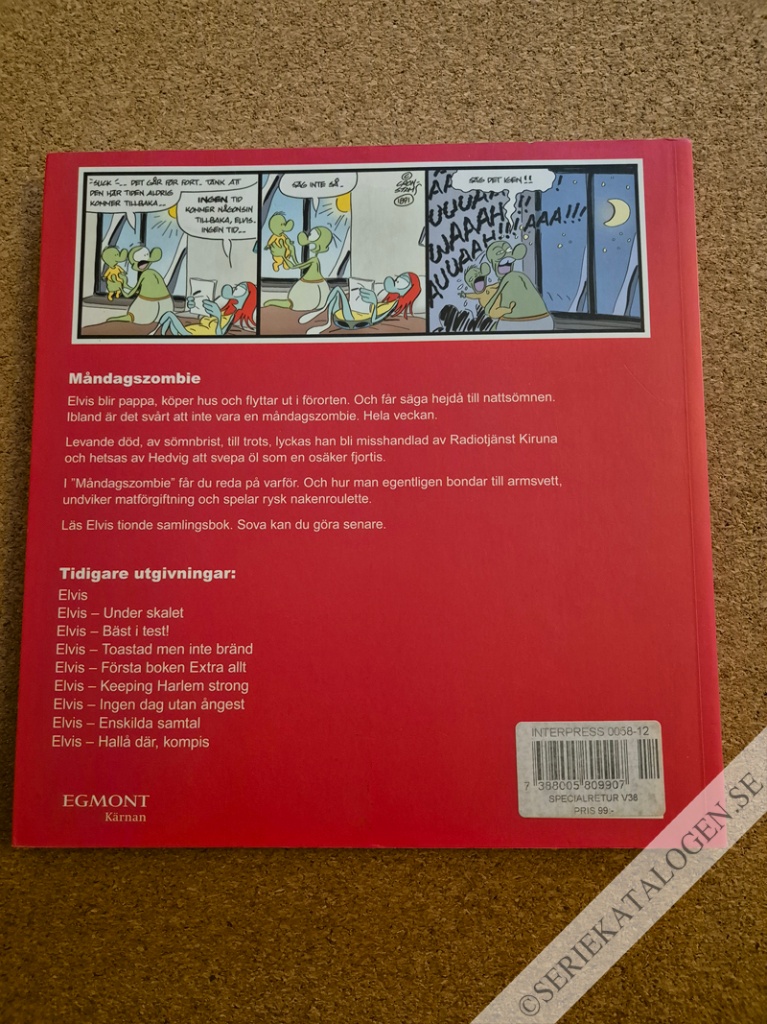 Baksida på Måndagszombie (2009)
