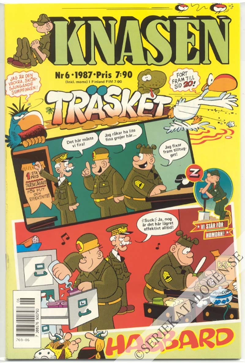 Framsida på Knasen #6 (1987)