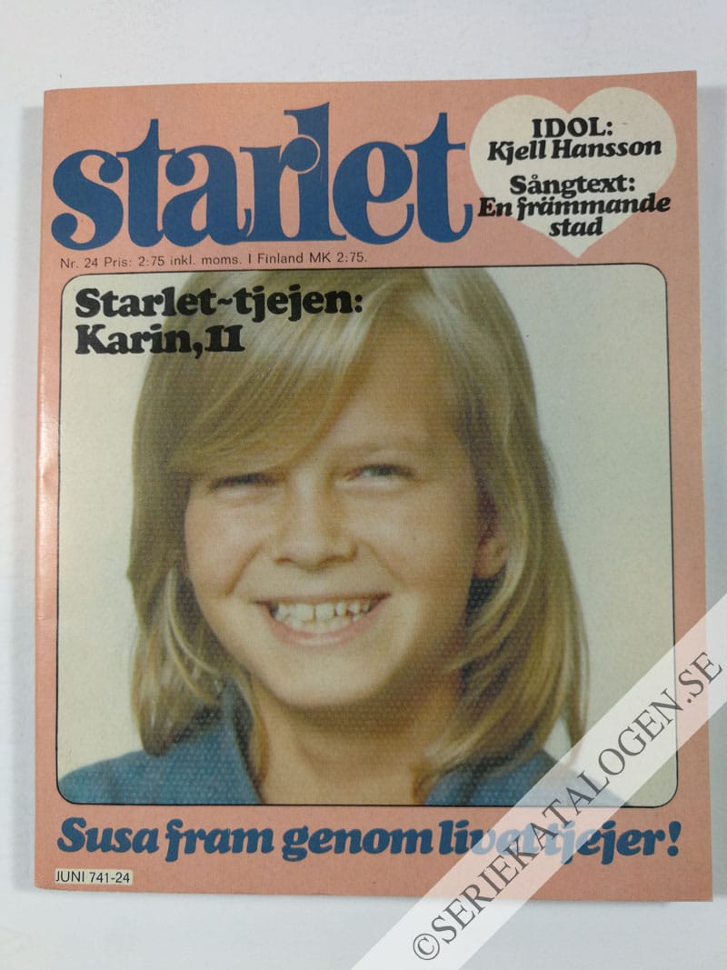 Framsida på Starlet #24 (1976)
