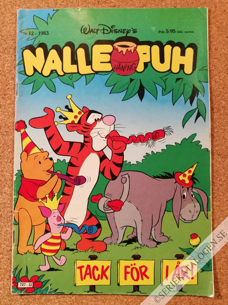 Framsida på Nalle Puh #12 (1983)