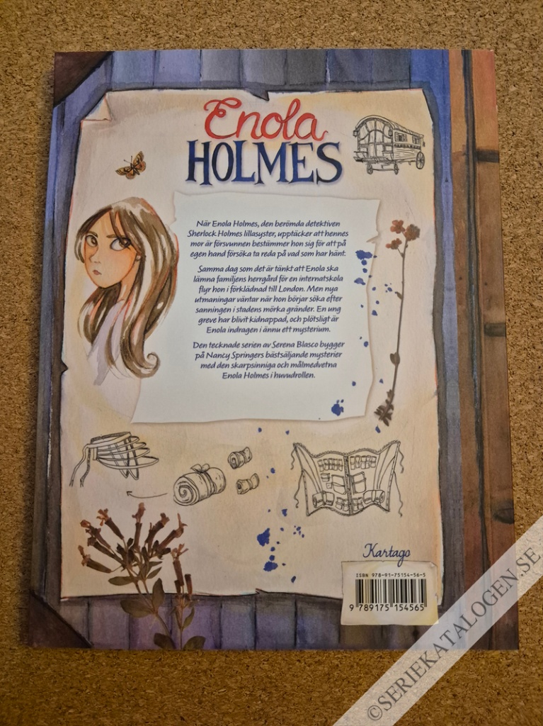 Baksida på Fallet med den försvunna adelsmannen (2024)