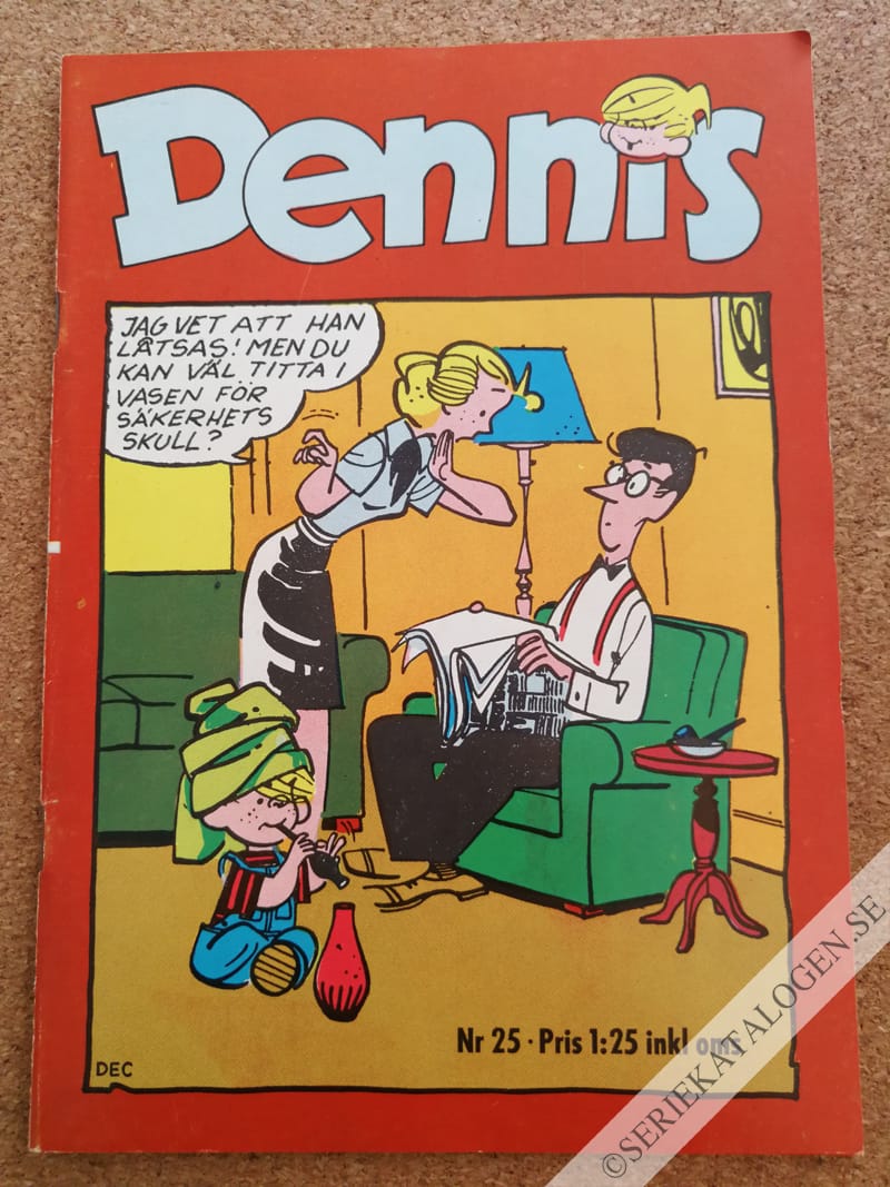 Framsida på Dennis #25 (1968)