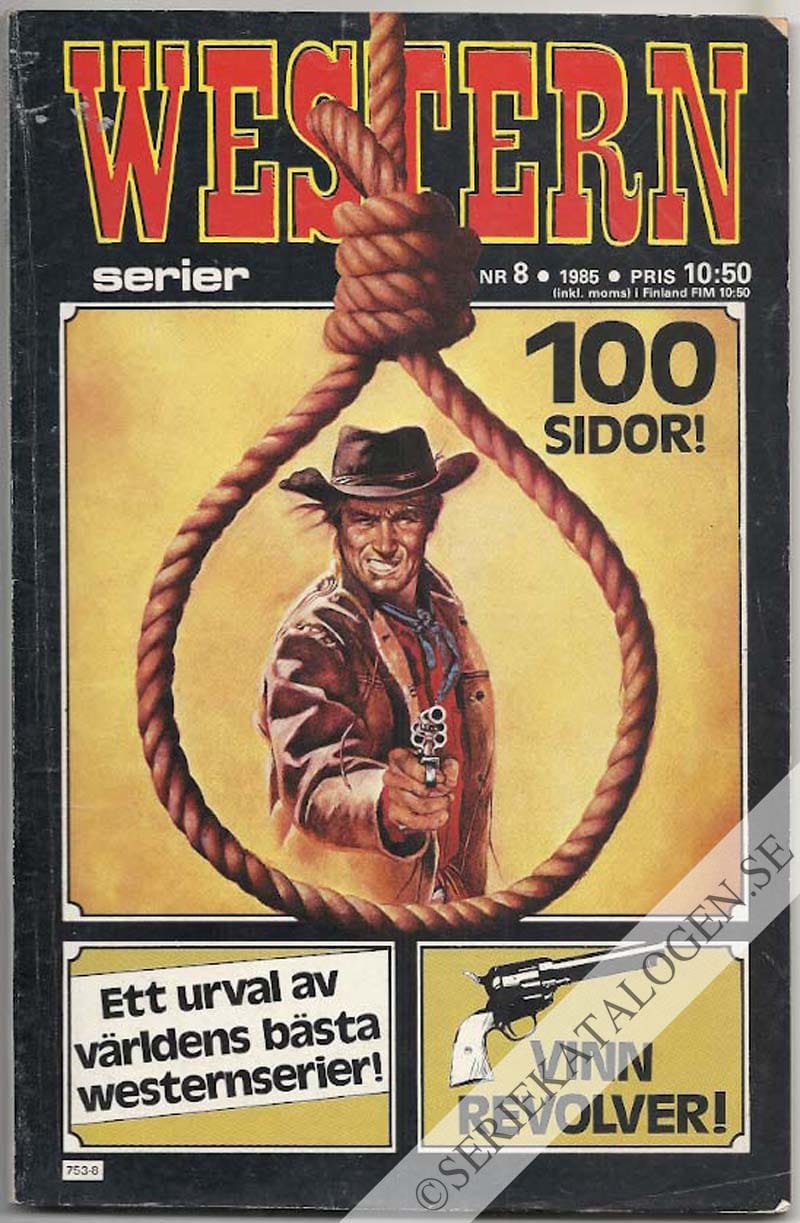 Framsida på Westernserier #8 (1985)