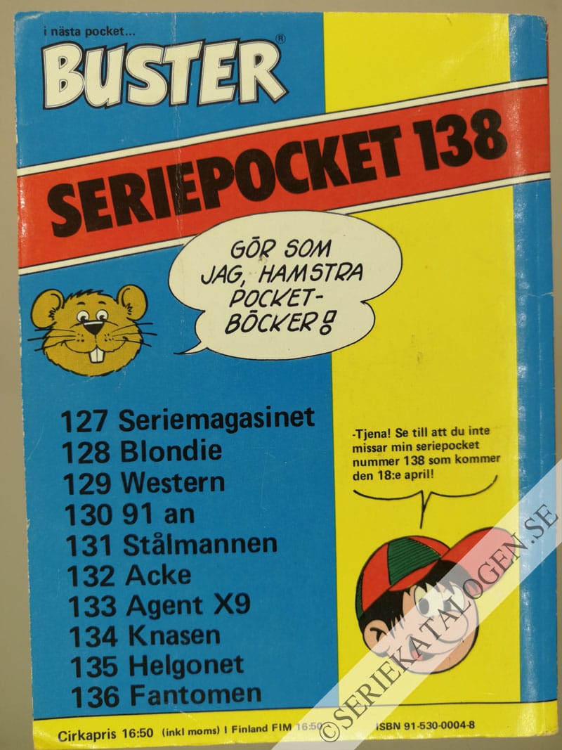 Baksida på Lilla Fridolf (1984)