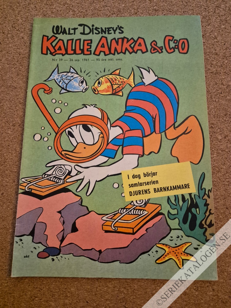 Framsida på Kalle Anka & C:o #39 (1961)