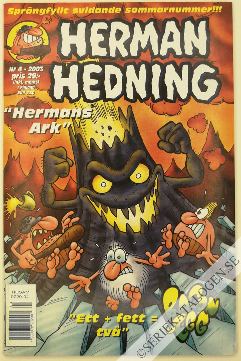 Framsida på Herman Hedning #4 (2003)