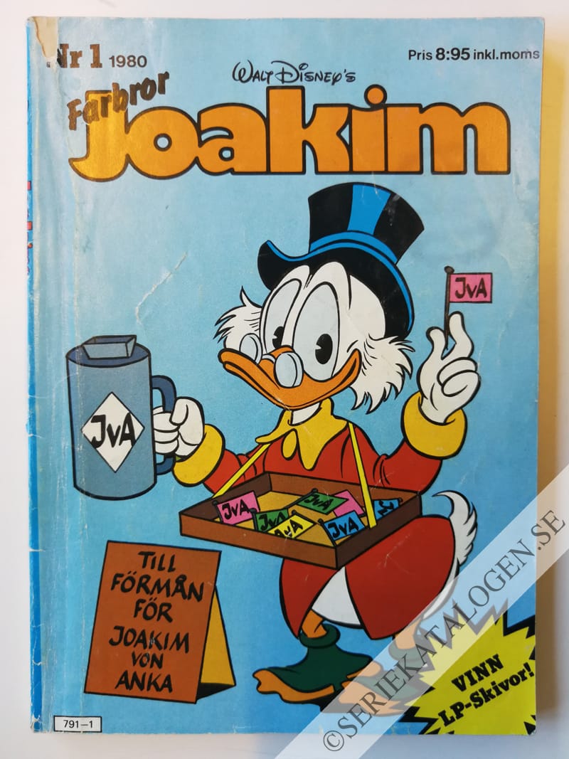 Framsida på Joakim #1 (1980)