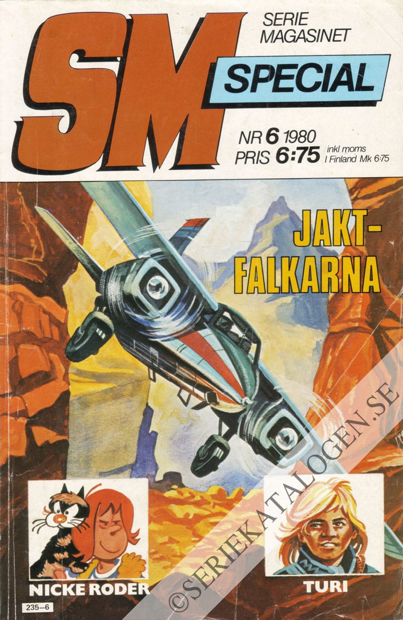 Framsida på Seriemagasinet specialalbum #6 (1980)