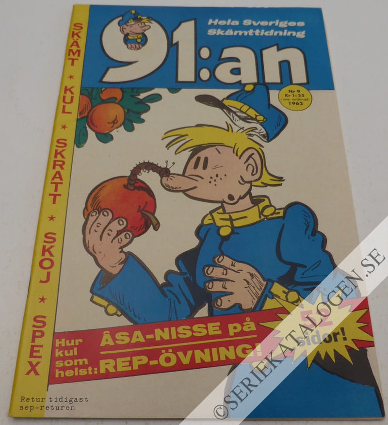 Framsida på 91:an #9 (1962)