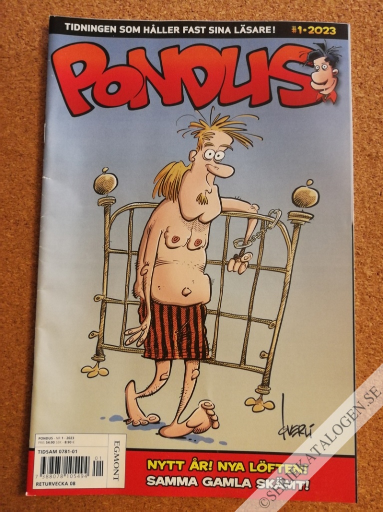 Framsida på Pondus #1 (2023)