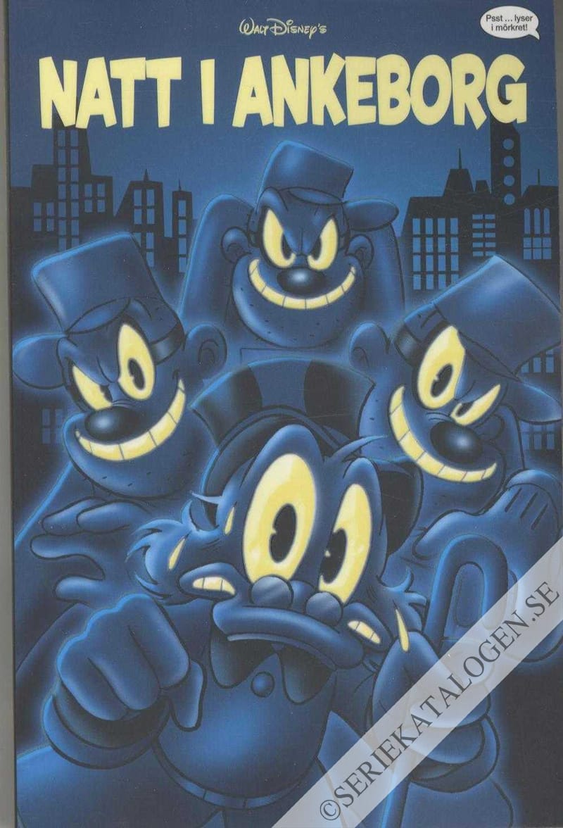 Framsida på Kalle Ankas pocket special Natt i Ankeborg (2022)
