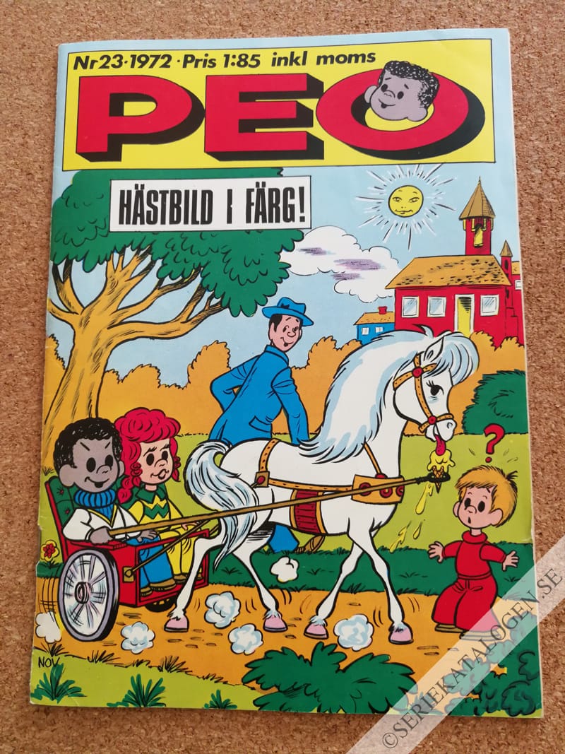 Framsida på Peo #23 (1972)