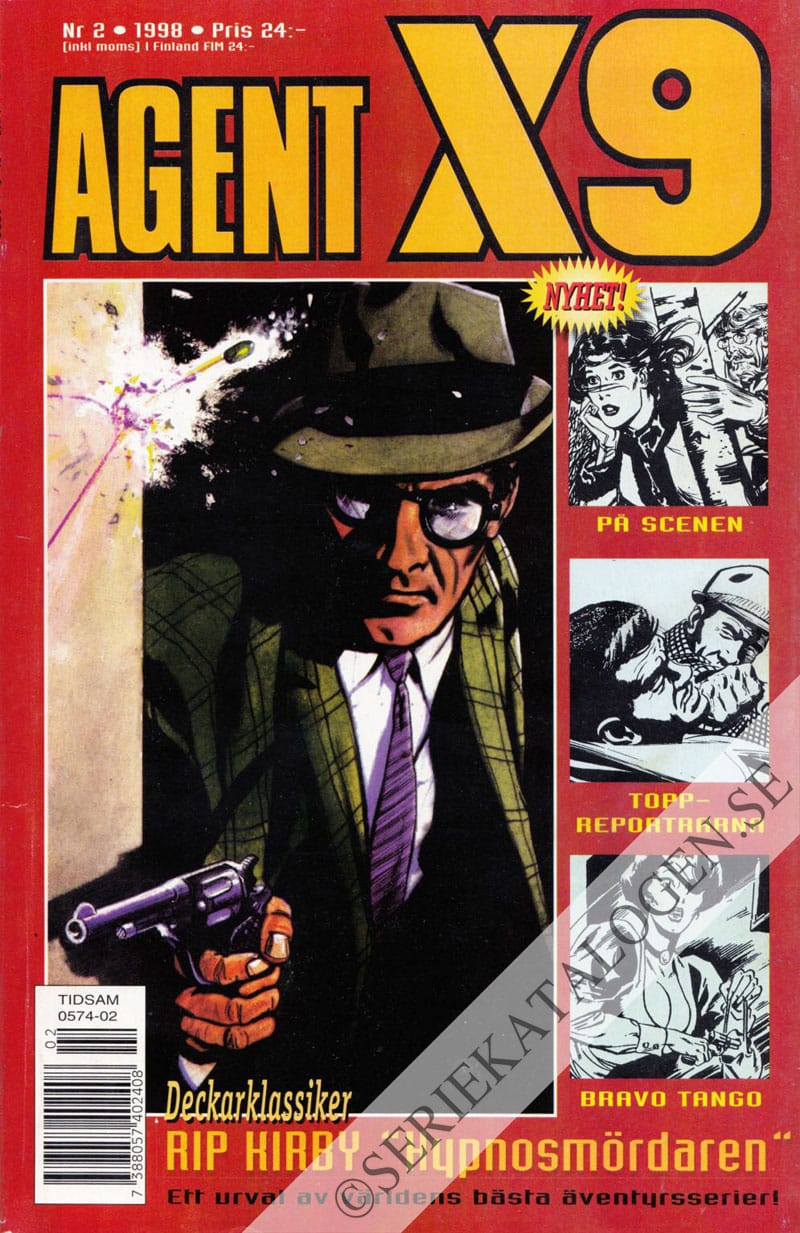 Framsida på Agent X9 #2 (1998)