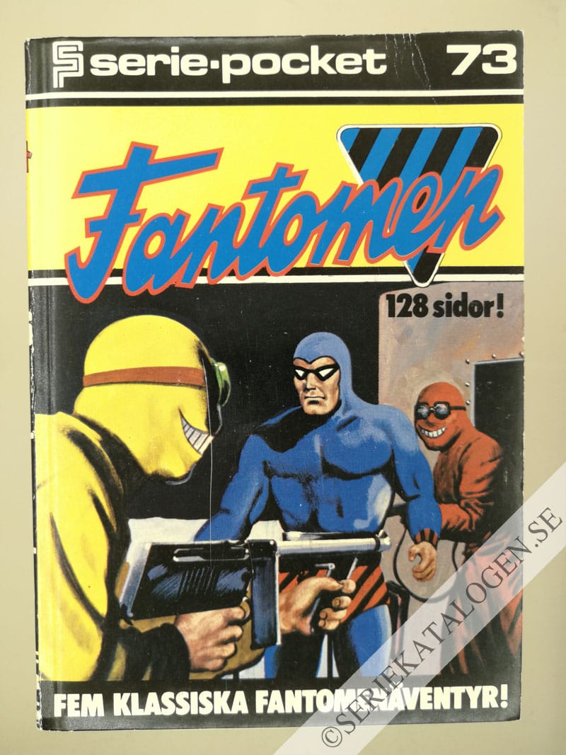 Framsida på Seriepocket #73 - Fantomen (1978)