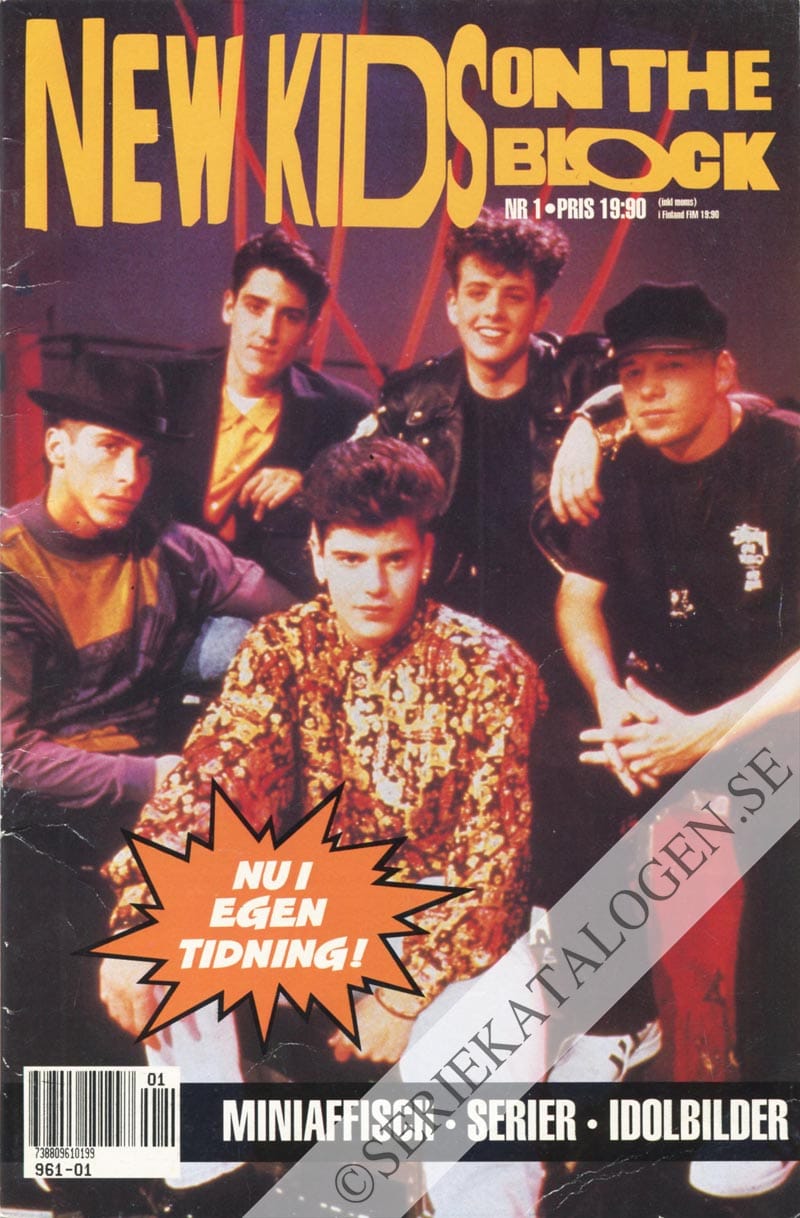 Framsida på New kids on the block #1 (1991)