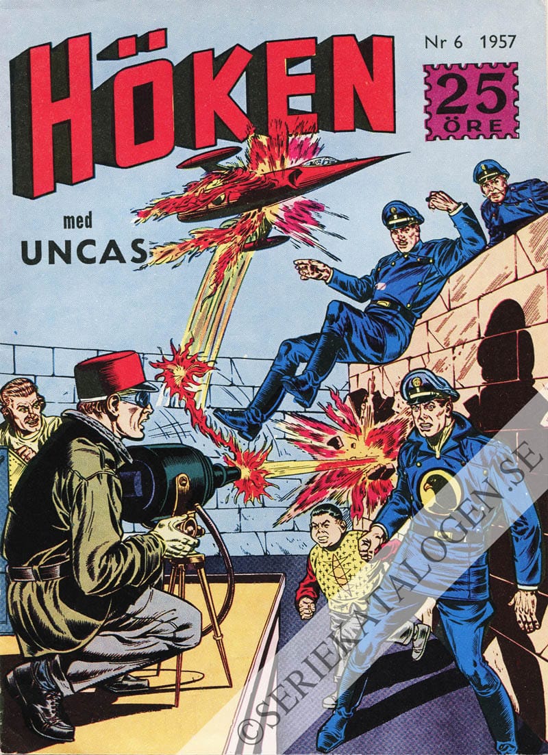 Framsida på Höken #6 (1957)