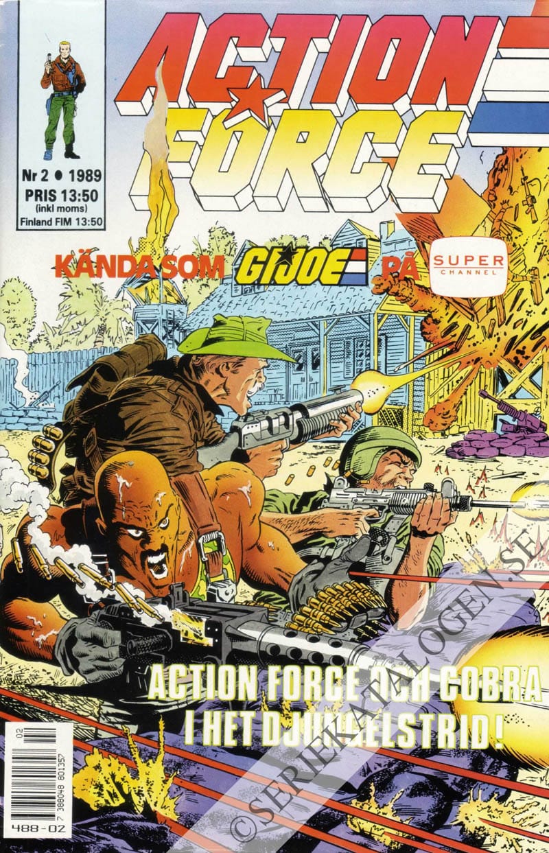 Framsida på Action force #2 (1989)