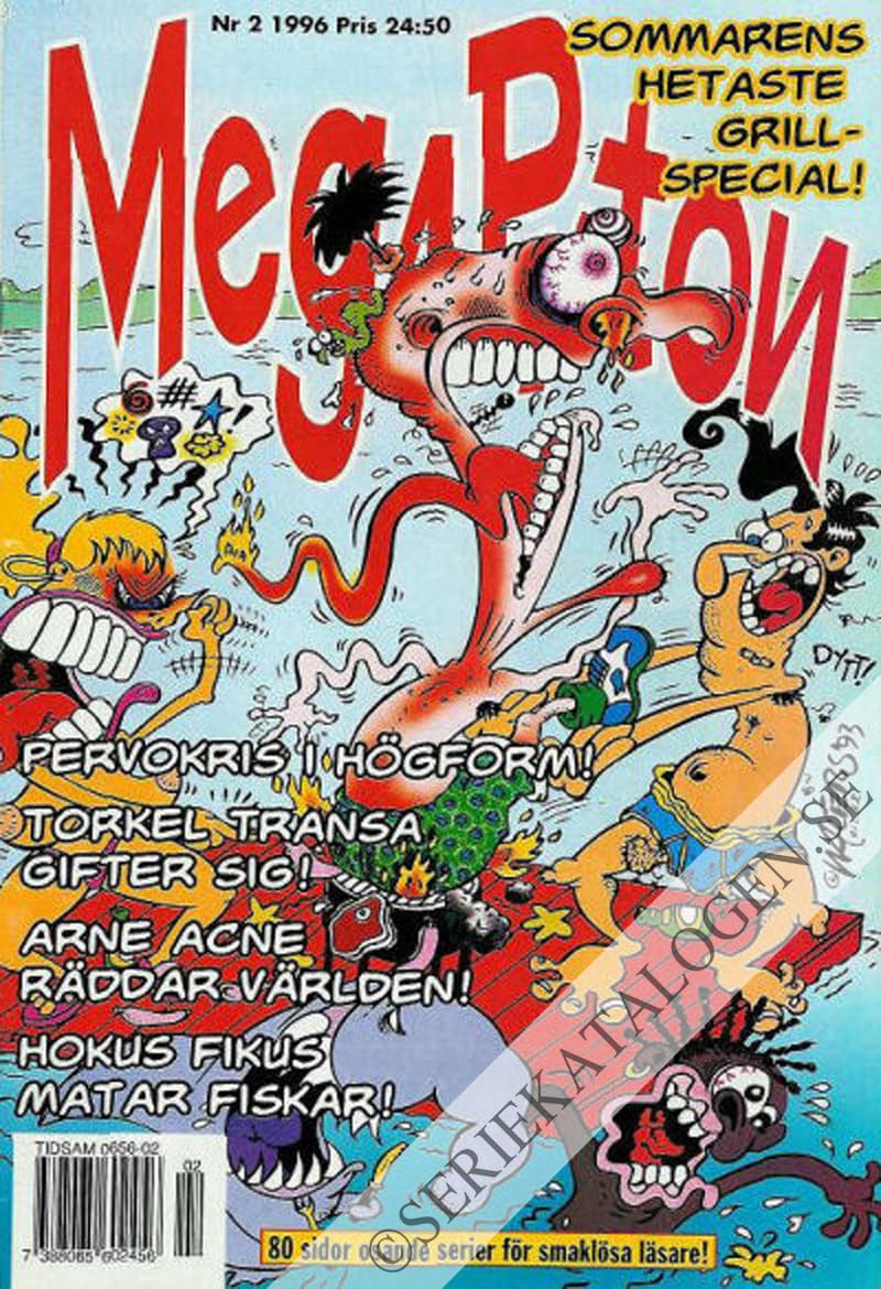 Framsida på MegaPyton #2 (1996)