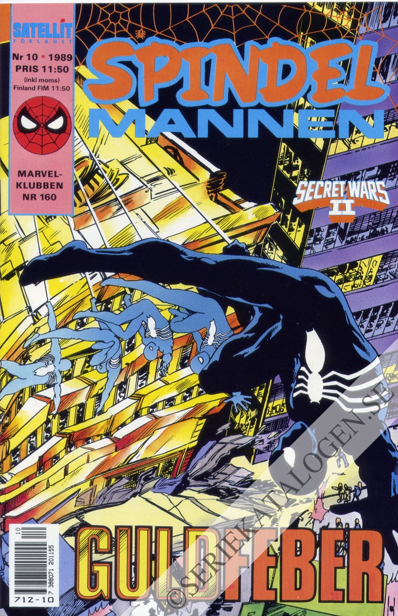 Framsida på Spindelmannen #10 (1989)