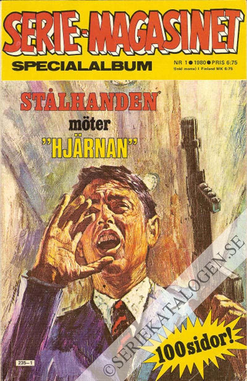 Framsida på Seriemagasinet specialalbum #1 (1980)