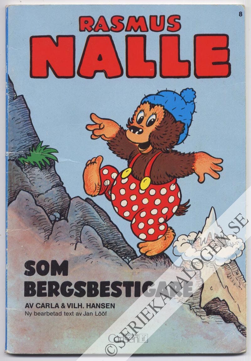 Framsida på Rasmus Nalle som bergsbestigare (1991)