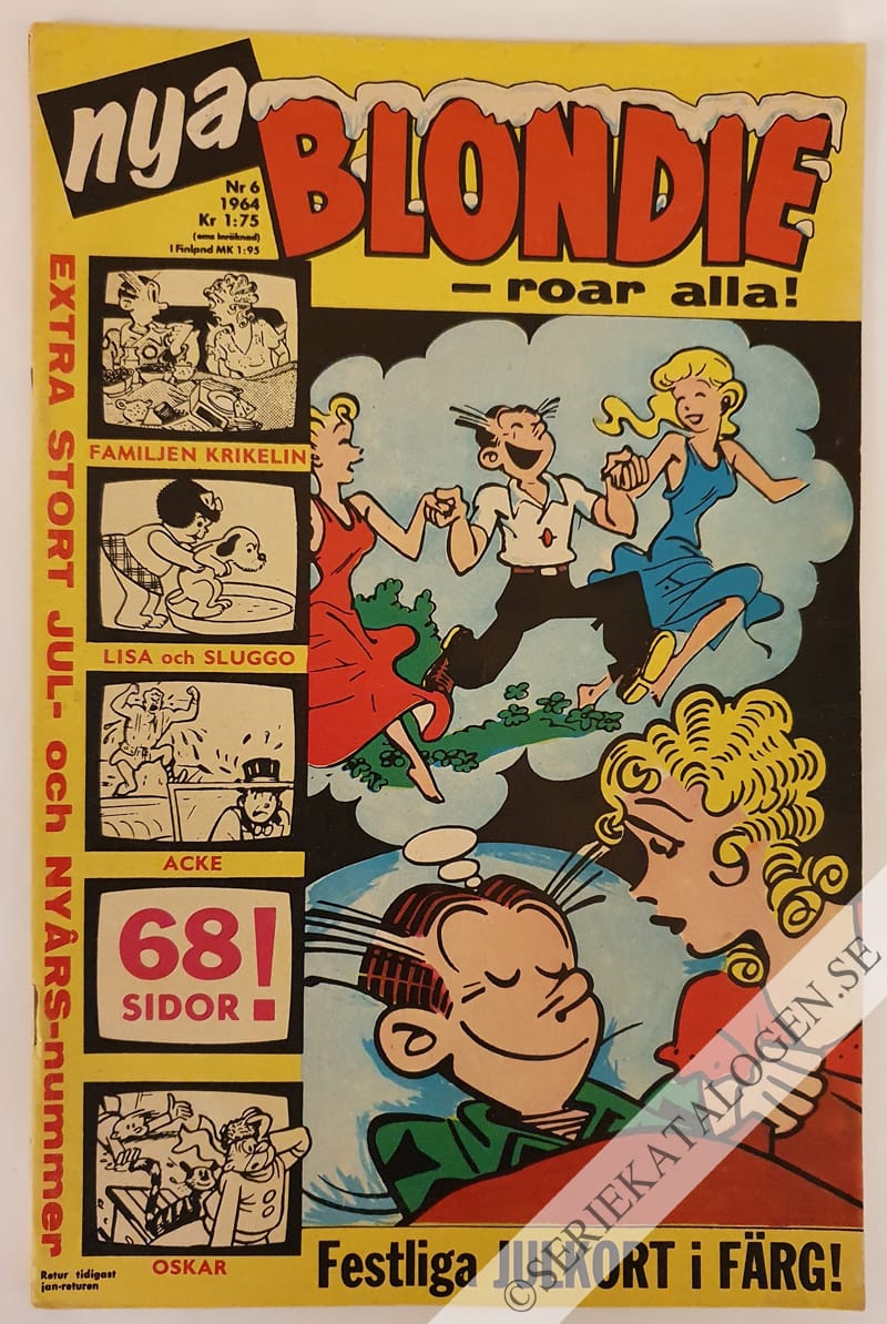 Framsida på Blondie #6 (1964)
