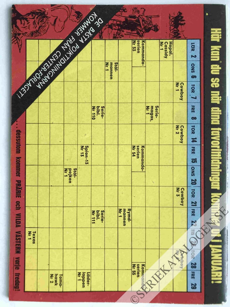 Baksida på Bombplan försvunnet (1965)