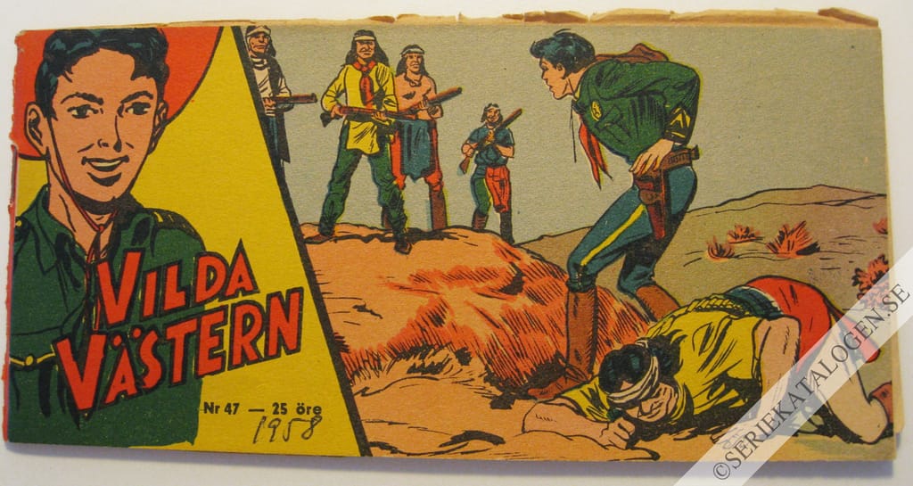 Framsida på Vilda Västern #47 (1958)