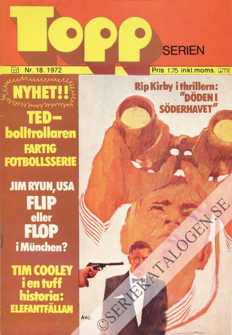 Framsida på Toppserien #18 (1972)